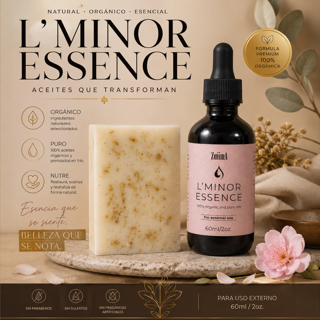 L’Minor Essence and Oatmeal honey Soap 3.50oz