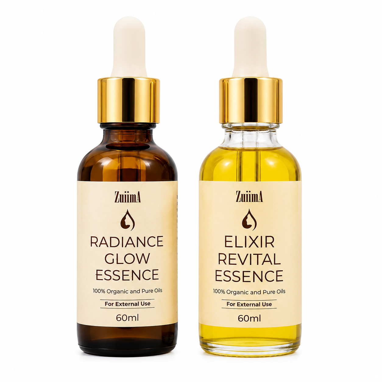 Elixir Revital and Radiance Glow 60ml Oil,s for skin care