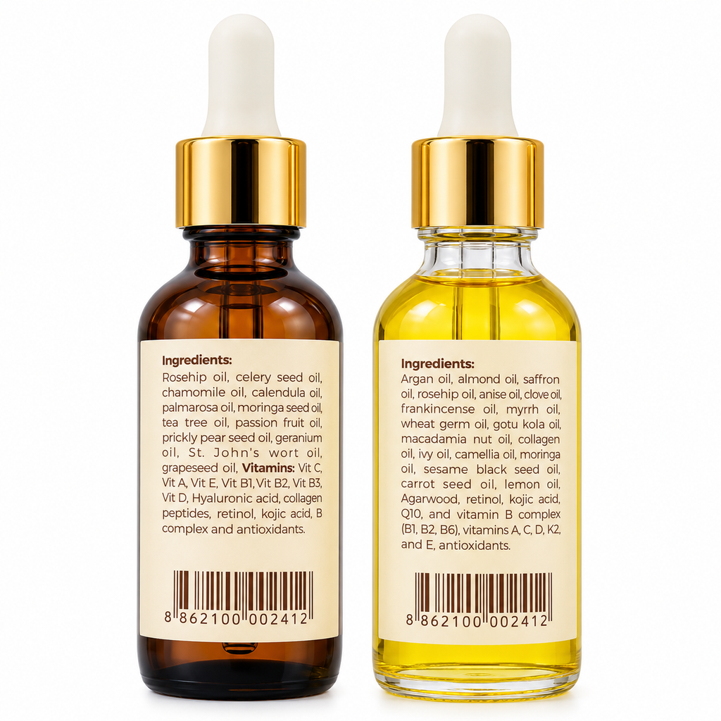 Elixir Revital and Radiance Glow 60ml Oil,s for skin care