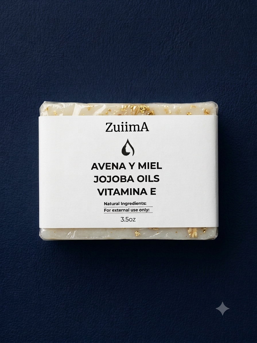 Jabon de Miel y Avena, Soap Honey and Oatmeal. 3.5oz