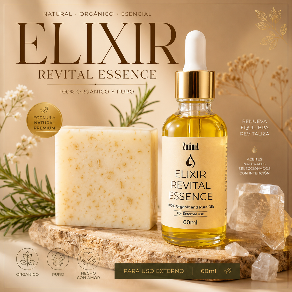 Elixir Revital and Oatmeal honey soap 3.50oz