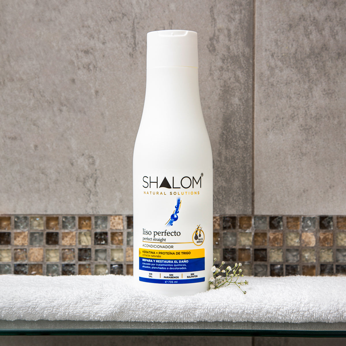 SHALOM Acondicionador Keratin + Wheat protein 24.5oz