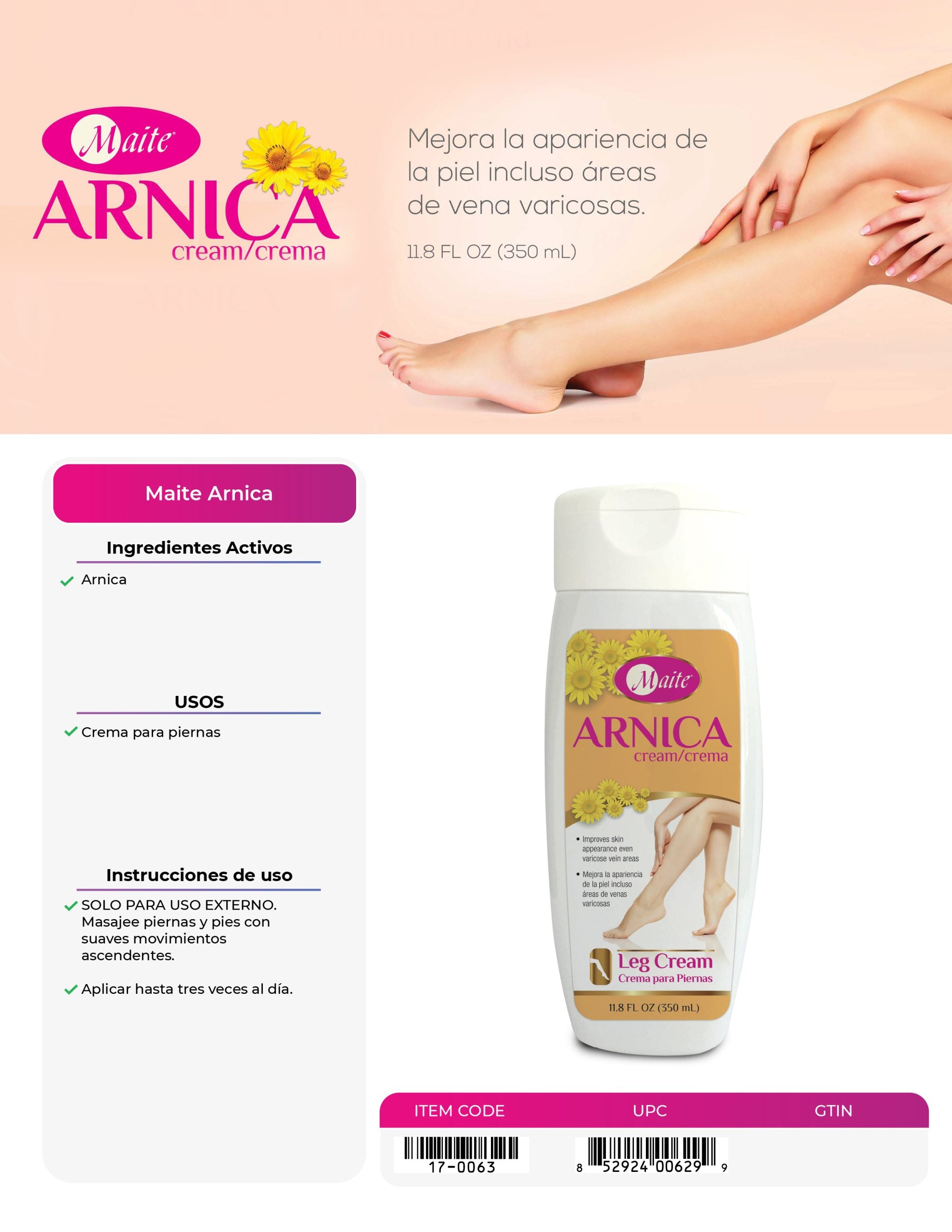 Maureen crema de Arnica 350ml